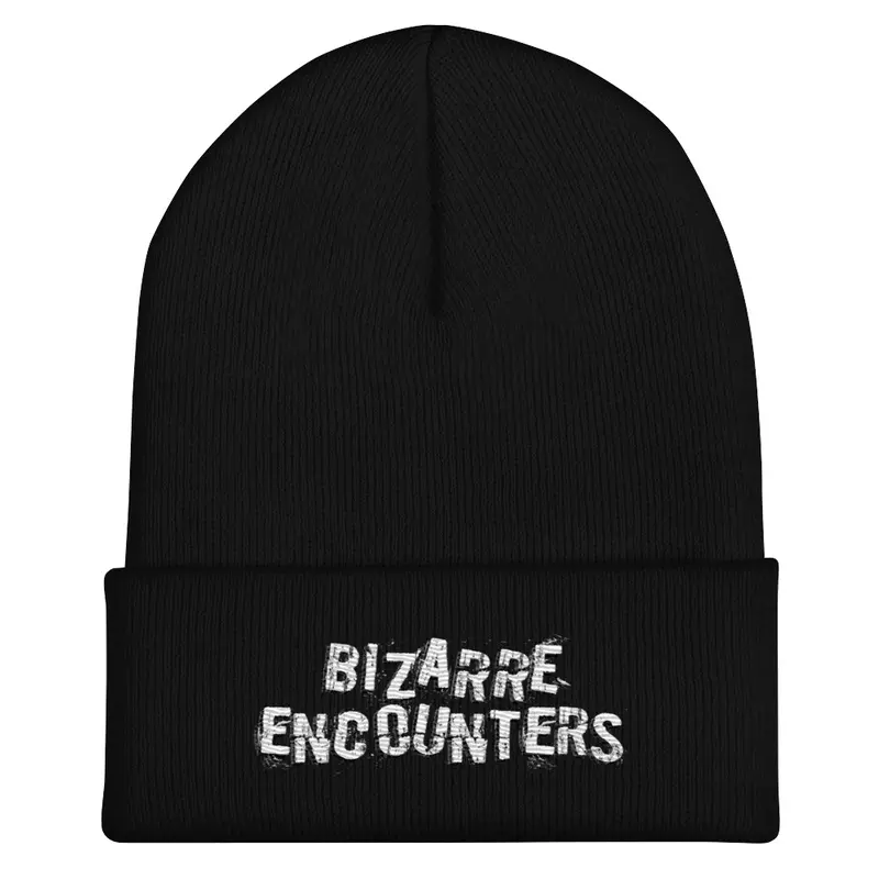 Bizarre Encounters Text Logo Beanie