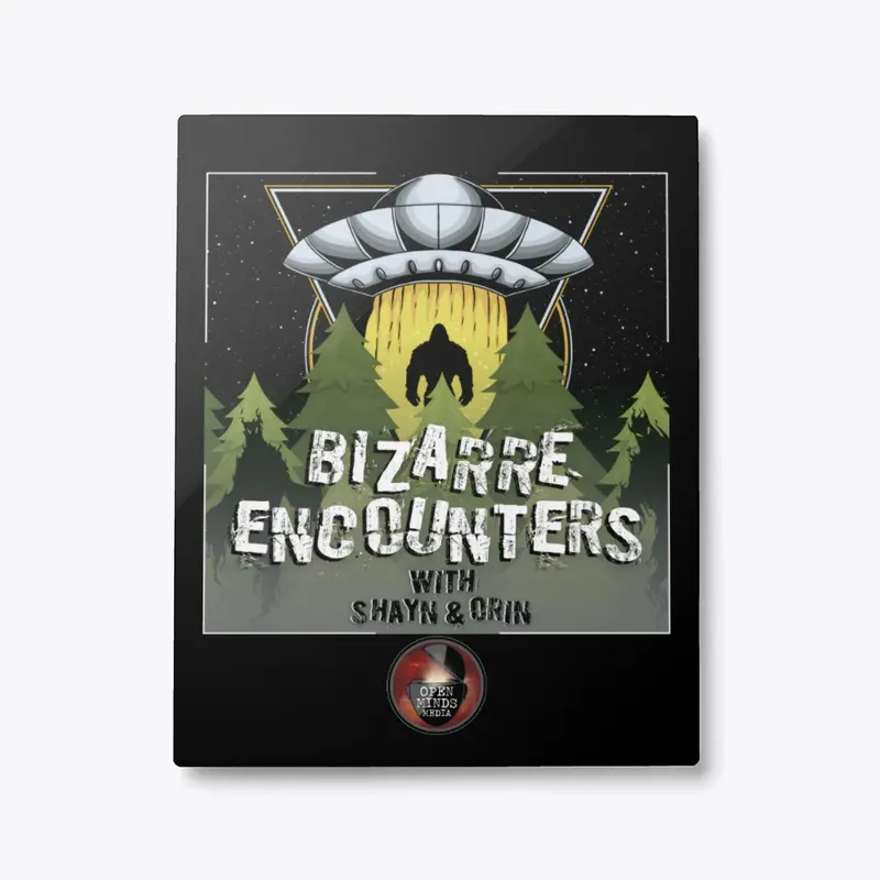 Bizarre Encounters Metal Sign