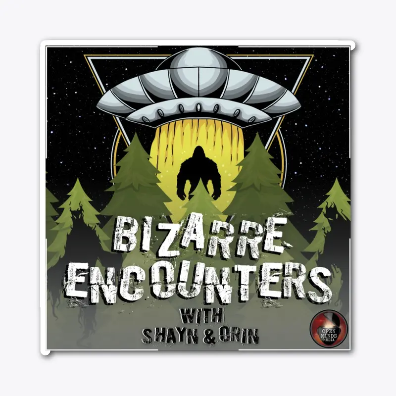 Bizarre Encounters Logo Sticker